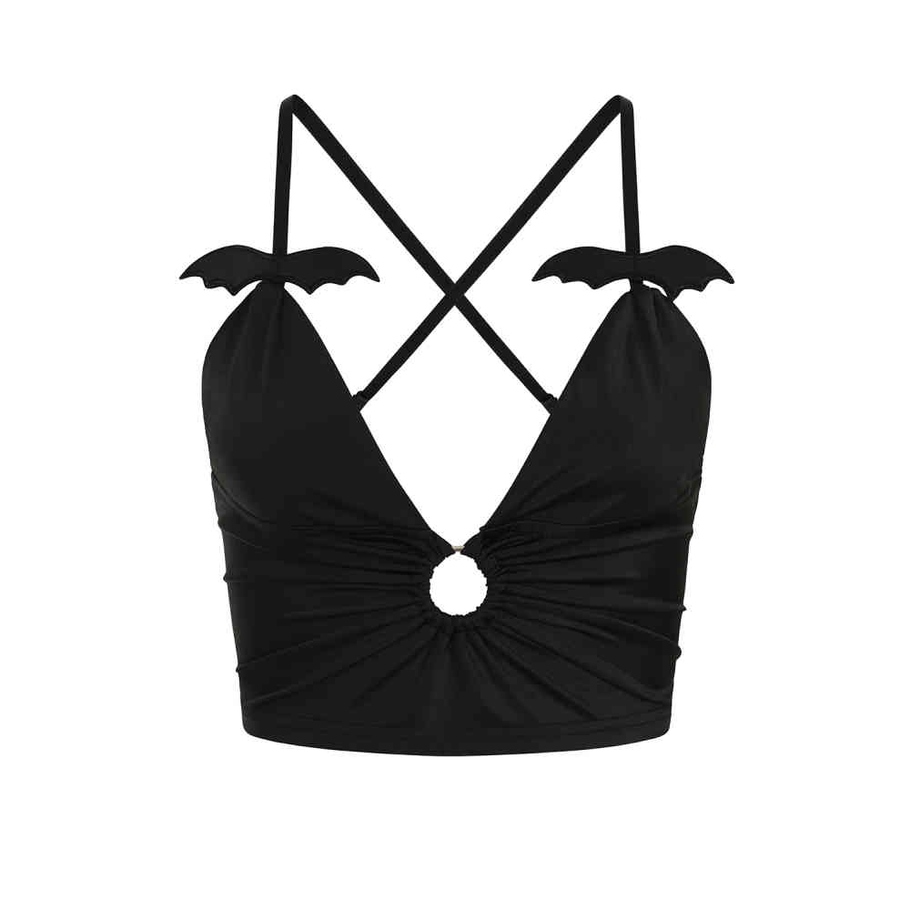 Banned - Melantha Crop top - Schwarz